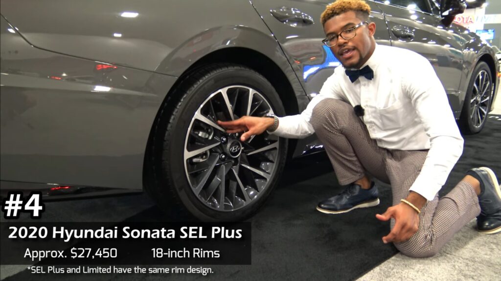 #4 2020 Hyundai Sonata SEL Plus
Approx. $27,450
18-inch rims