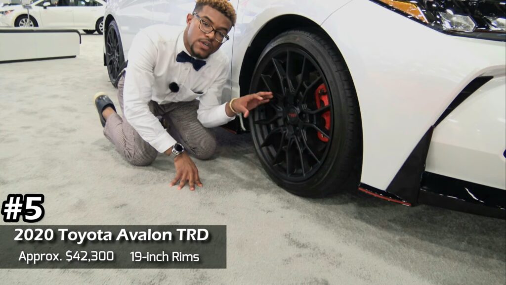 #5 Toyota Avalon TRD
Price $42,300
19-inch rims