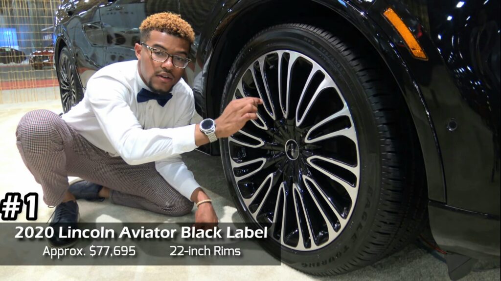2020 Lincoln Aviator Black Label
Approx. $77,695
22-inch rims